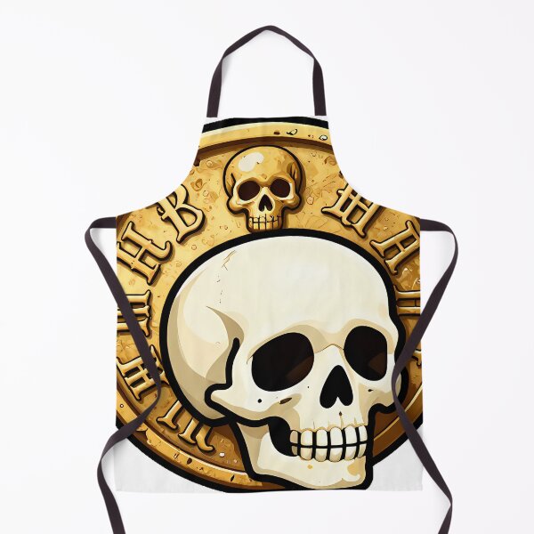Item preview, Gothic Skull with Ancient Coin designed and sold by IllumeInk.