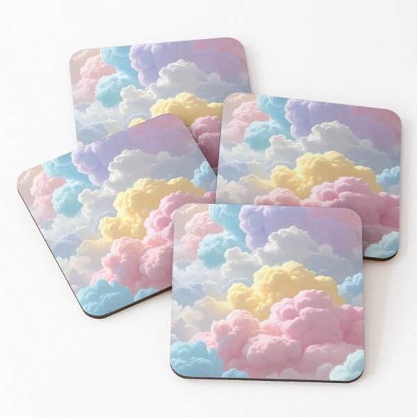Item preview, Pastel Cotton Candy Clouds Pattern designed and sold by EatPrayLive.