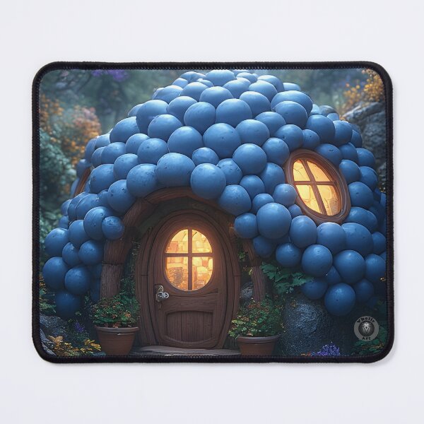 Item preview, Blue Grape Cottage House designed and sold by Vhelir-Art.