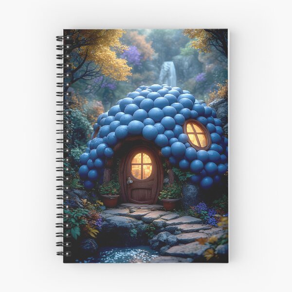 Item preview, Blue Grape Cottage House designed and sold by Vhelir-Art.