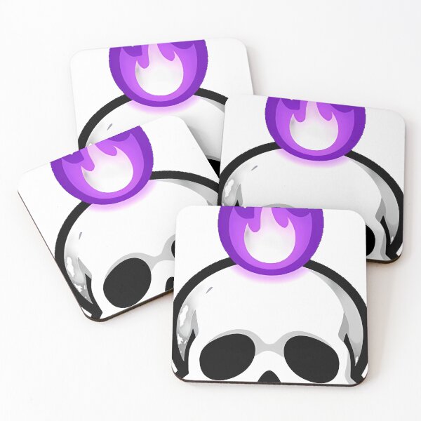 Item preview, Gothic Skull with Purple Flame designed and sold by IllumeInk.