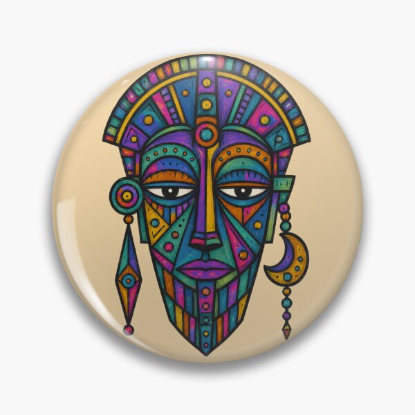 Item preview, Regal Moon Headdress Abstract Mask designed and sold by MiszungART.