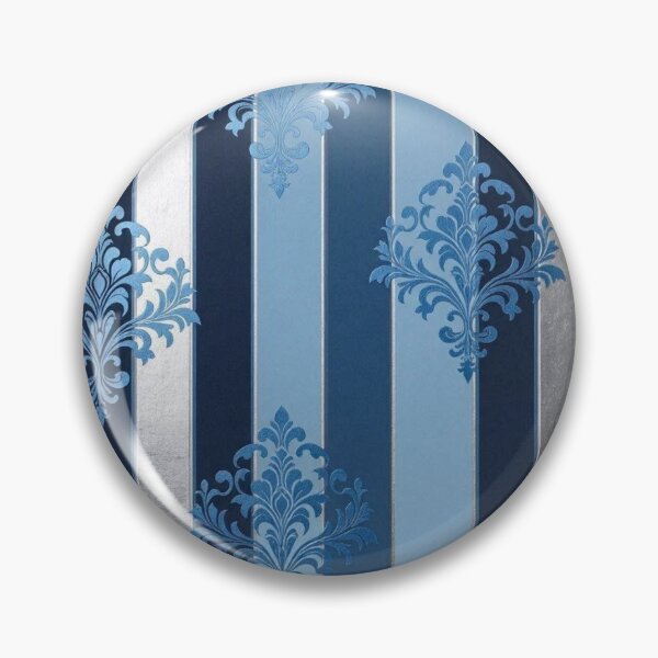 Item preview, 3 Shade Blue Striped Damask designed and sold by DesignsByPrnces.