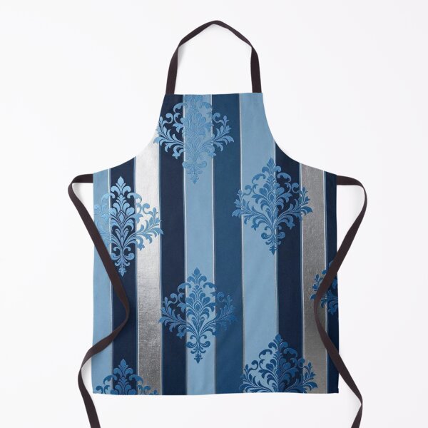 Item preview, 3 Shade Blue Striped Damask designed and sold by DesignsByPrnces.