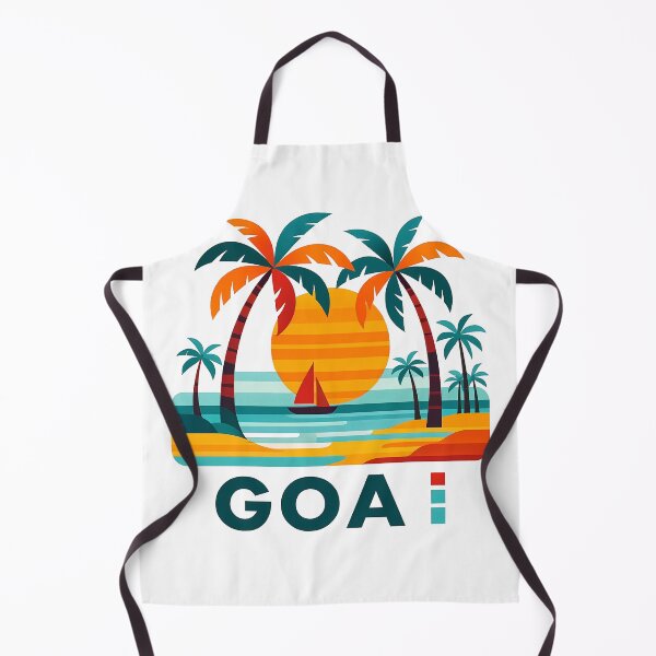 Item preview, Goa India Travel Souvenir - Tropical Beach & Palm Tree Art designed and sold by OzzFrequency.