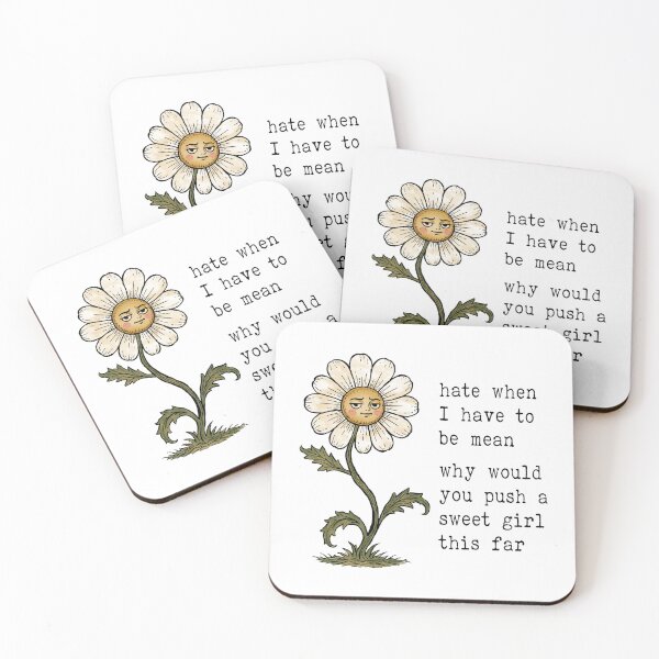 Item preview, Sassy Flower – Hate When I Have to Be Mean | Cute Sarcastic Flower designed and sold by witchlingart.
