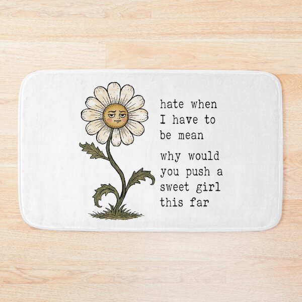 Item preview, Sassy Flower – Hate When I Have to Be Mean | Cute Sarcastic Flower designed and sold by witchlingart.