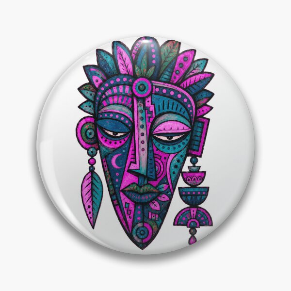 Item preview, Magenta Feather Dream Goddess Mask designed and sold by MiszungART.