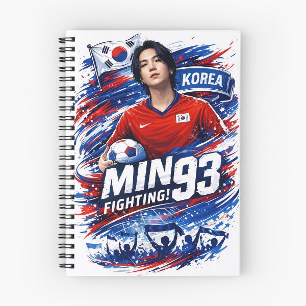 Item preview, MIN 93 - Let's Go Korea Soccer Fan Art designed and sold by SiriusCelestial.