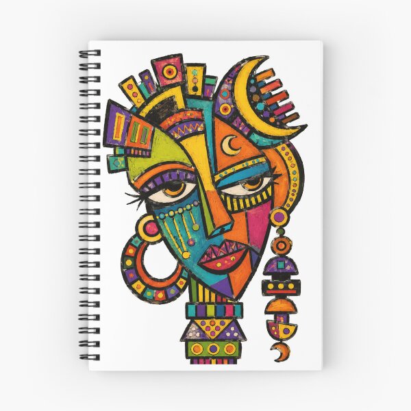 Item preview, Solar Crescent Queen Cubist Mask designed and sold by MiszungART.