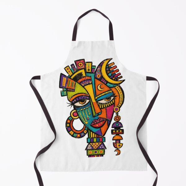 Item preview, Solar Crescent Queen Cubist Mask designed and sold by MiszungART.