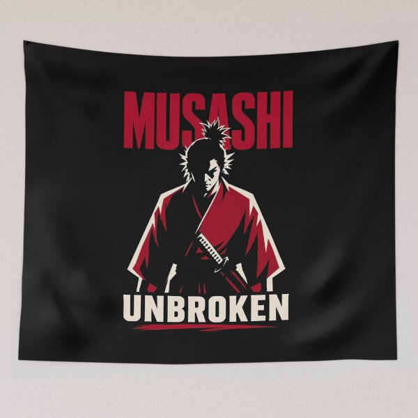 Item preview, Musashi Unbroken | Ronin Strength & Warrior Spirit designed and sold by CodeRonin®.