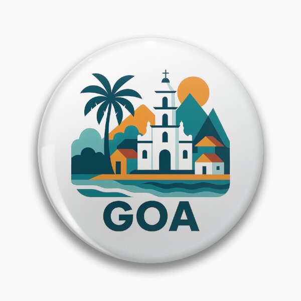 Item preview, Goa India Travel Souvenir - Tropical Beach & Palm Tree Art designed and sold by OzzFrequency.