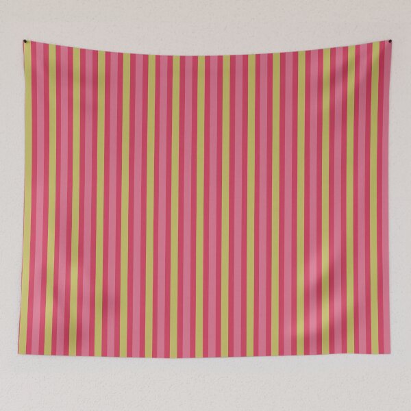 Item preview, Hot Pink and Green Stripes designed and sold by The Innocent Ghost Project.