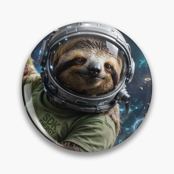 Item preview, AnimalVersum TIME Master Sloth – Time Traveling Space Sloth Illustration designed and sold by SDKENERGY.