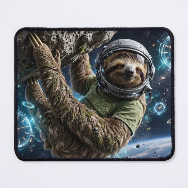 Item preview, AnimalVersum TIME Master Sloth – Time Traveling Space Sloth Illustration designed and sold by SDKENERGY.