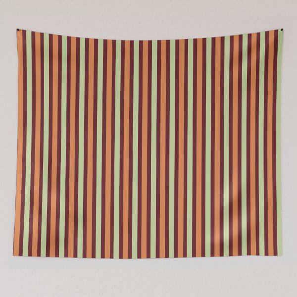 Item preview, Pastel Orange and Green Stripes designed and sold by The Innocent Ghost Project.