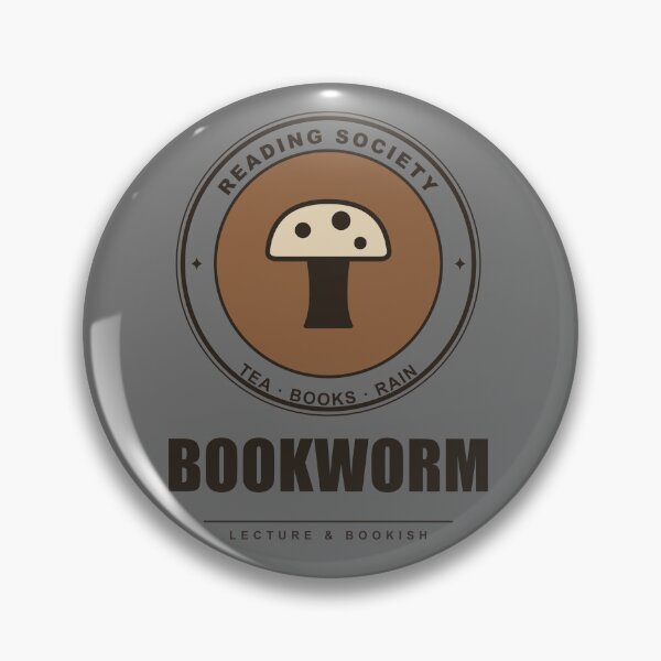 Artikelvorschau, Bücherwurm – Vintage-Anstecknadel entworfen und verkauft von AGHstore.