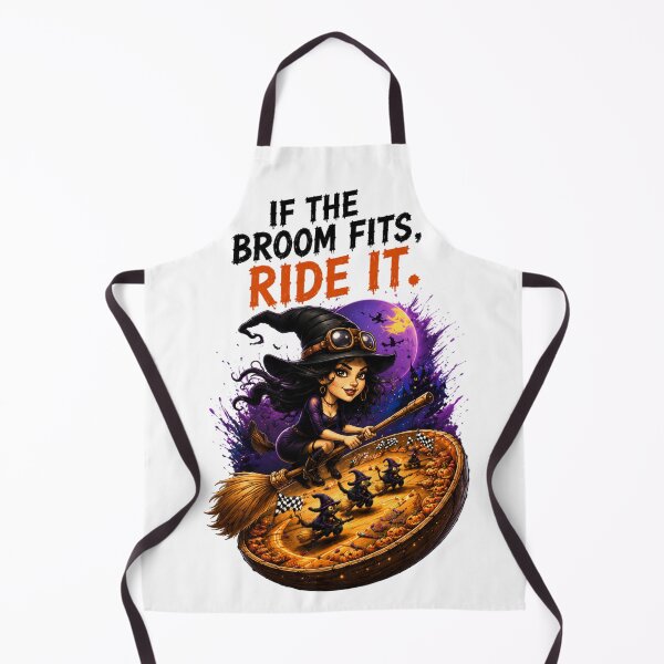Item preview, Halloween Witch Shirt | If the Broom Fits, Ride It | Cute Witch Racing Halloween Graphic Tee designed and sold by Limitless expressions - wear your mindset .