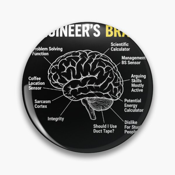 Item preview, Engineer's Brain Engineering Technician Humor Sarcasm designed and sold by viectory.