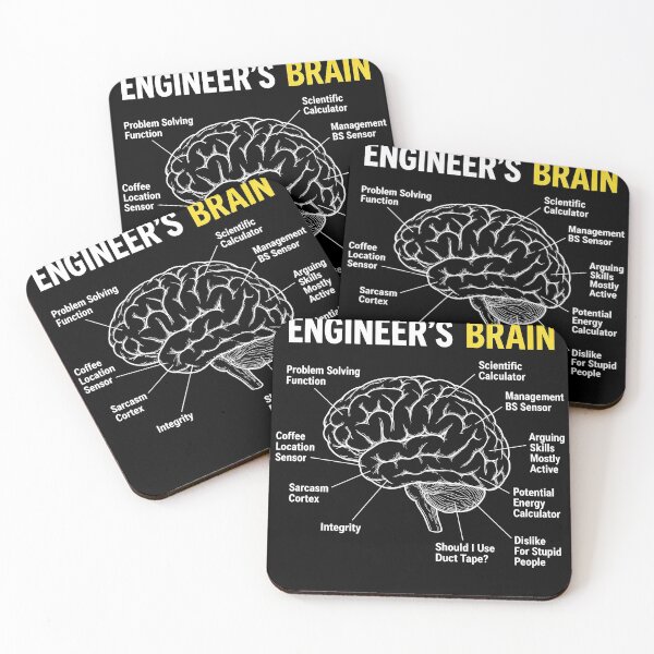 Item preview, Engineer's Brain Engineering Technician Humor Sarcasm designed and sold by viectory.