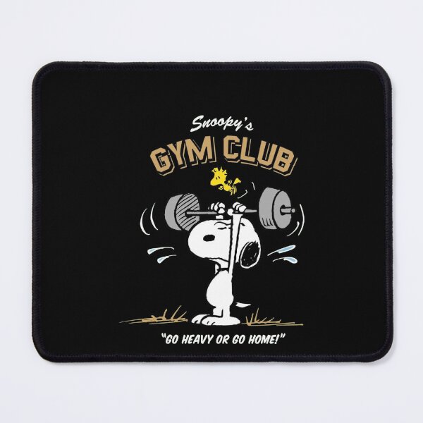 Item preview, Funny Retro Peanuts Snoopy Gym - Go heavy or Go Home designed and sold by Gbriel3.