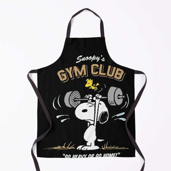 Item preview, Funny Retro Peanuts Snoopy Gym - Go heavy or Go Home designed and sold by Gbriel3.