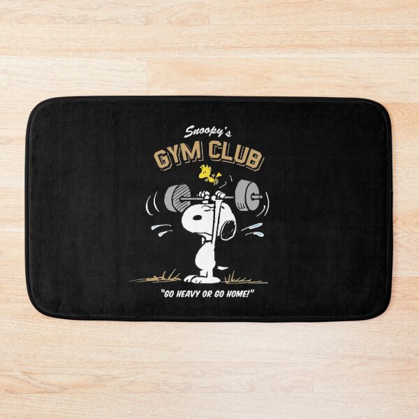Item preview, Funny Retro Peanuts Snoopy Gym - Go heavy or Go Home designed and sold by Gbriel3.