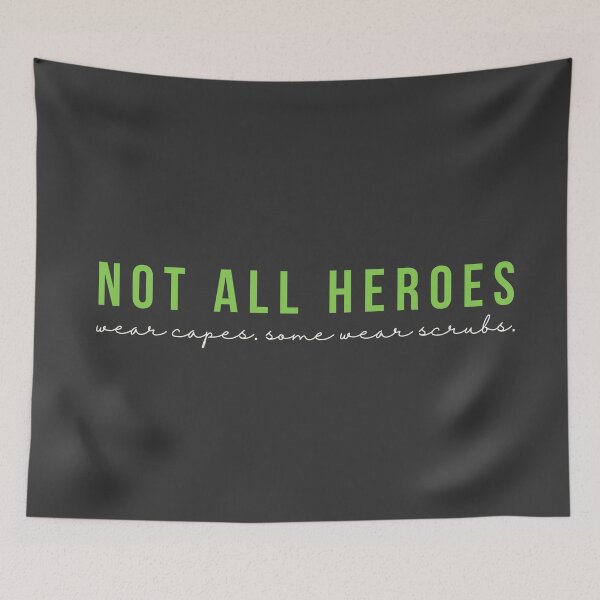 Item preview, Not All Heroes Wear Capes Some Wear Scrubs — Nurse Gift | RN Shirt Nurse Appreciation Gift designed and sold by KiwyStudio.