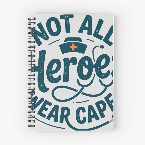 Item preview, Nurse Not All Heroes Wear Capes – Vintage Medical Typography Graphic Tee designed and sold by KiwyStudio.
