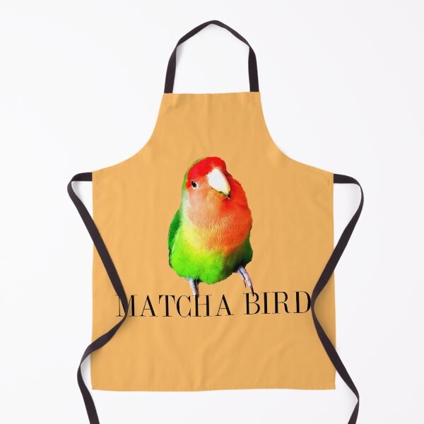 Item preview, Orange green Lovebird, Matcha latte, Matcha Lover, Matcha tea designed and sold by DiensDesign.