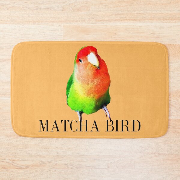 Item preview, Orange green Lovebird, Matcha latte, Matcha Lover, Matcha tea designed and sold by DiensDesign.