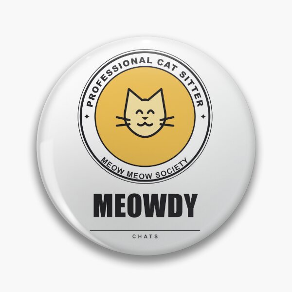 Item preview, Meowdy — Cat Vintage Badge designed and sold by AGHstore.