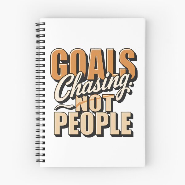 Item preview, Chasing Goals Not People Motivational Typography T-Shirt Design designed and sold by Kavya Art.