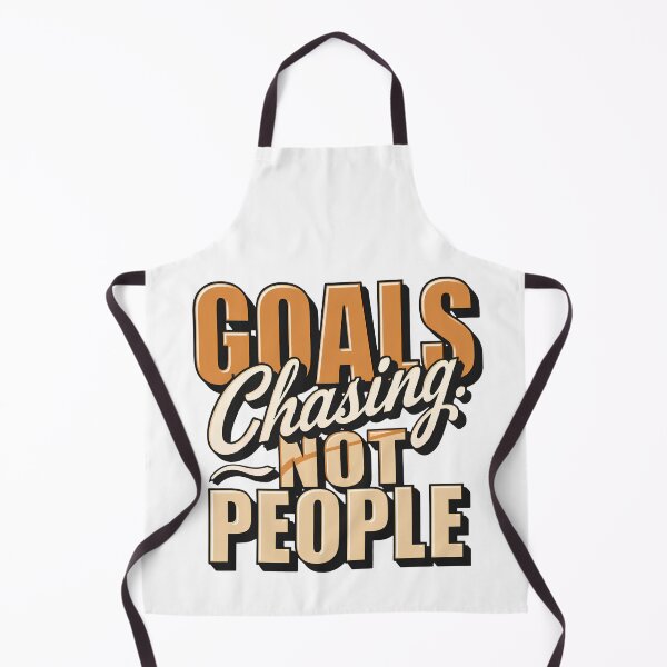 Item preview, Chasing Goals Not People Motivational Typography T-Shirt Design designed and sold by Kavya Art.