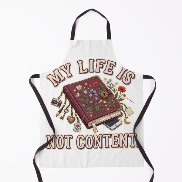 Item preview, My Life Is Not Content Diary designed and sold by WonderLayer.