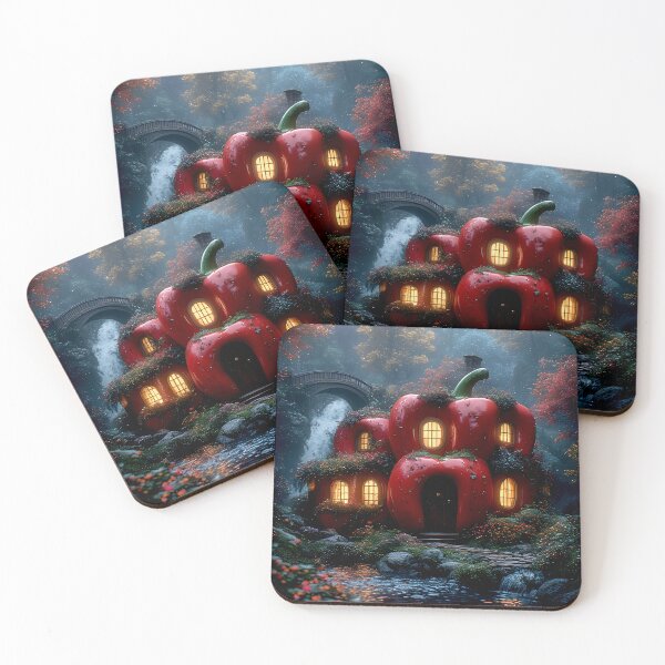 Item preview, Red Bell Pepper Fairytale House designed and sold by Vhelir-Art.