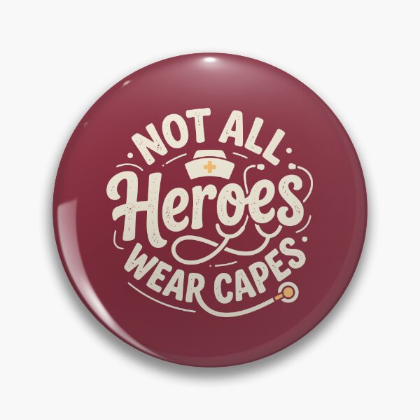 Item preview, Nurse Not All Heroes Wear Capes – Vintage Medical Typography Graphic Hat designed and sold by KiwyStudio.