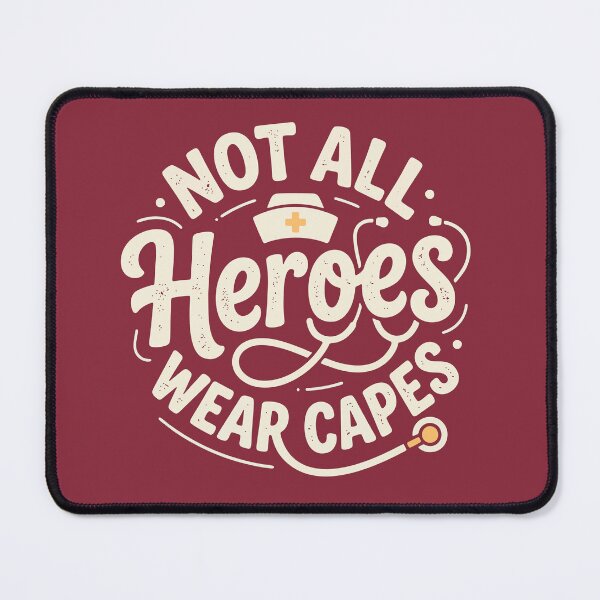 Item preview, Nurse Not All Heroes Wear Capes – Vintage Medical Typography Graphic Hat designed and sold by KiwyStudio.