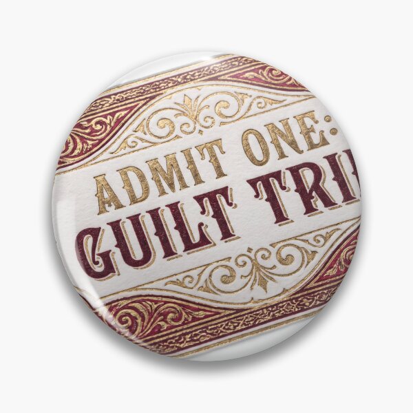 Item preview, Admit One Guilt Trip Vintage Ticket designed and sold by ryanguas.