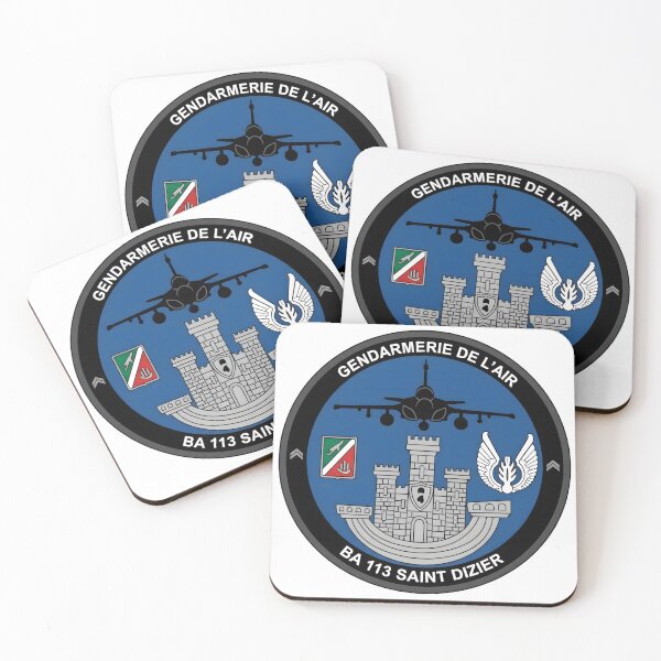 Item preview, French Gendarmerie de l'Air BA 113 Saint-Dizier Military Patch designed and sold by CharlieDesings.