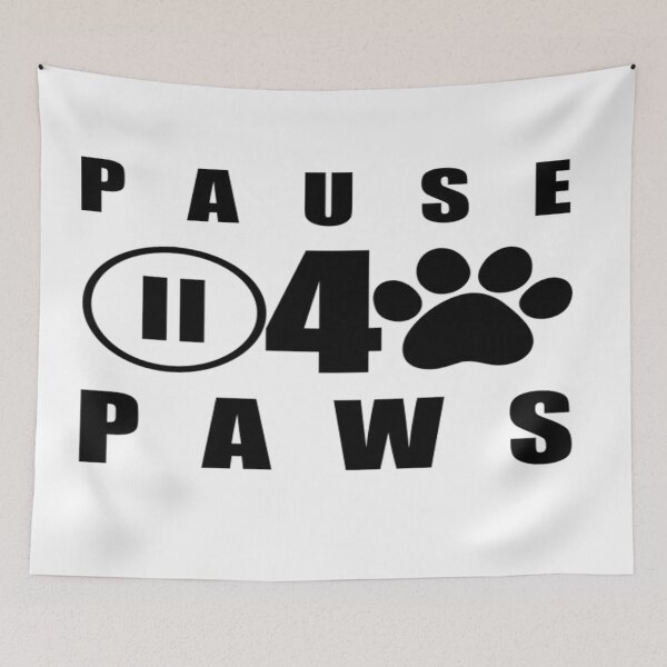 Item preview, Pause 4 Paws Minimalist Animal Charity Logo designed and sold by hardingcarl2.