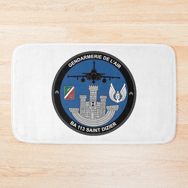 Item preview, French Gendarmerie de l'Air BA 113 Saint-Dizier Military Patch designed and sold by CharlieDesings.