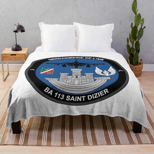 Item preview, French Gendarmerie de l'Air BA 113 Saint-Dizier Military Patch designed and sold by CharlieDesings.