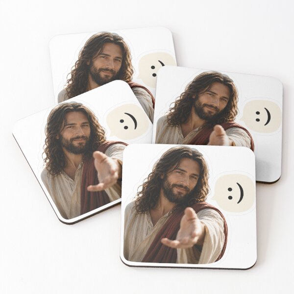 Item preview, Handsome jesus smiling designed and sold by PatternFly.