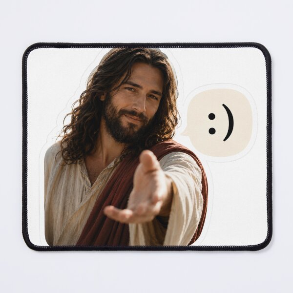 Item preview, Handsome jesus smiling designed and sold by PatternFly.