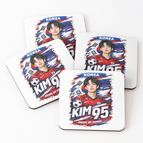 Item preview, kim 95 - Let's Go Korea Soccer Fan Art designed and sold by SiriusCelestial.