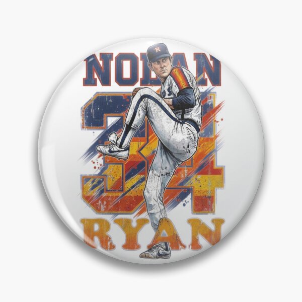Item preview, Retro Nolan Ryan 34 - Vintage Texas Baseball Legend designed and sold by Thogan0416.