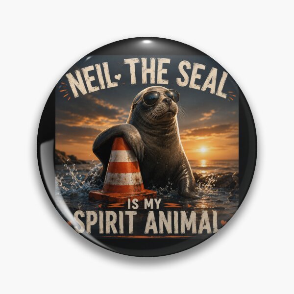 Item preview, Neil the Seal is My Spirit Animal designed and sold by SMARTKIT  DESIGNAGENCY.