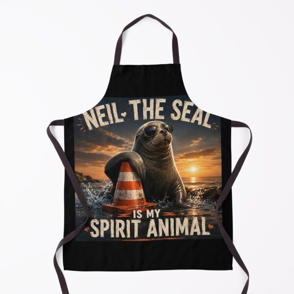 Item preview, Neil the Seal is My Spirit Animal designed and sold by SMARTKIT DESIGNAGENCY.